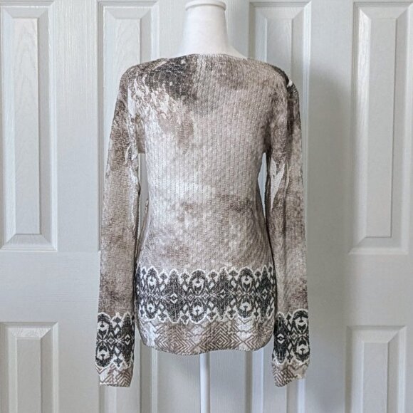 BELLE FRANCE Women's  Long Sleeve Sweater  Size S  Multi Color - Picture 2 of 7